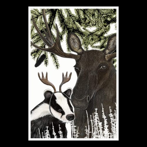 Joulukortti - Joulu ystävän kanssa