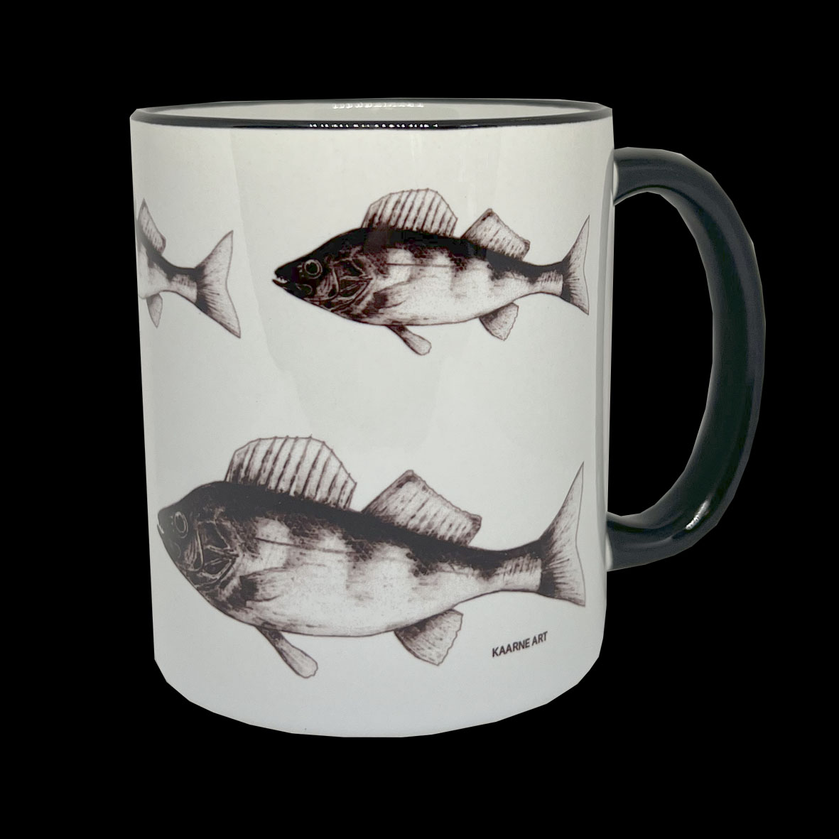 Keraaminen muki - "Ahvenet"