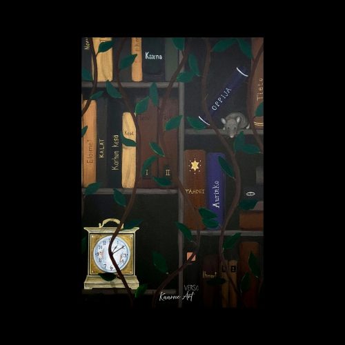 "Tarinoiden kätköissä" - taittokortti 10x15