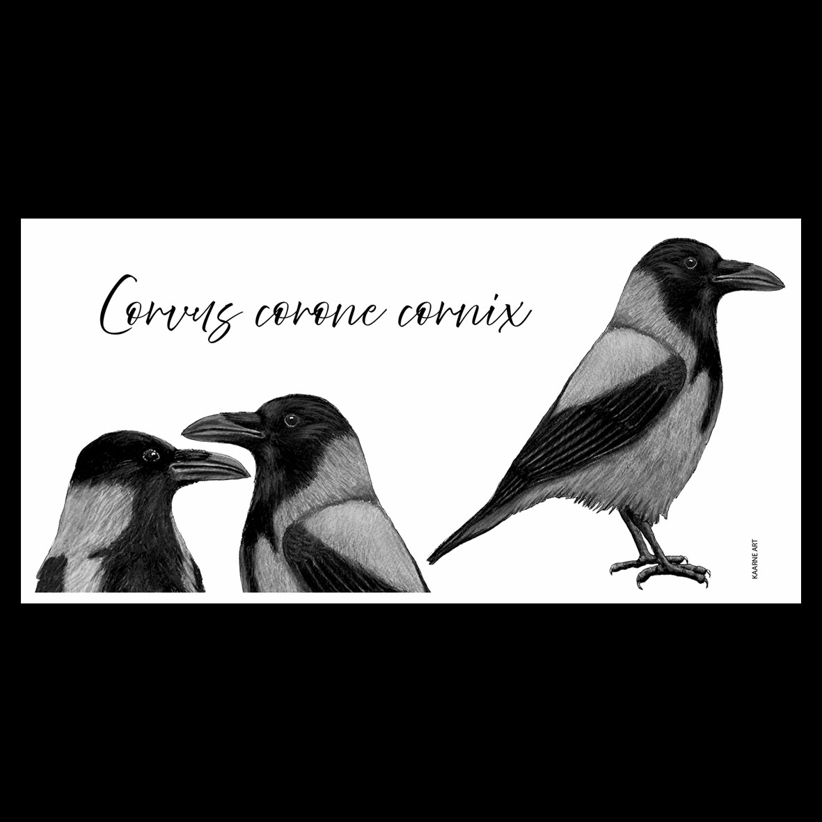 Keraaminen muki - "Corvus corone cornix" (2,9dl) - Image 2