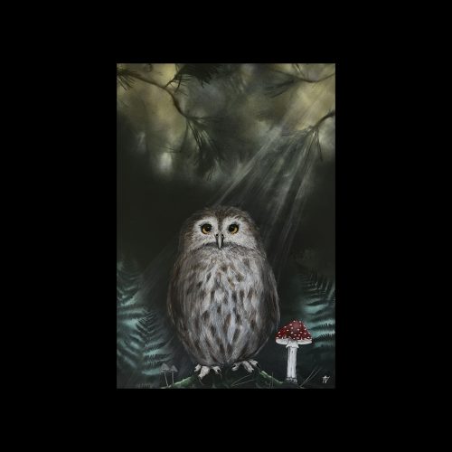 "Tietäjä" - taittokortti 10x15